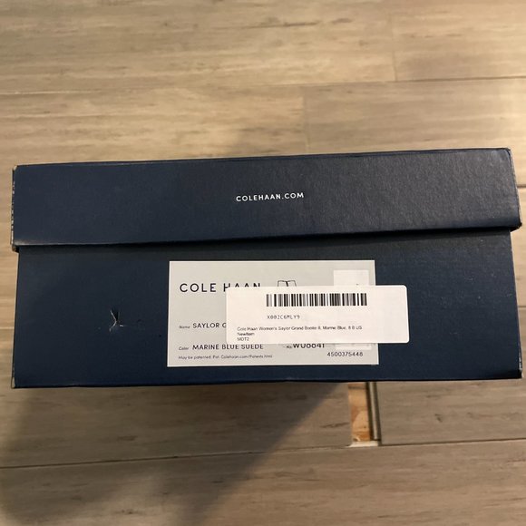 Cole Haan Saylor Grand Women’s Bootie II Marine Blue Size 8 M W08841 NWOB - Picture 2 of 15